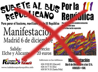 Manifestación anti-constitucional