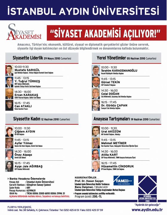 Istanbul Aydin Universitesi 2010