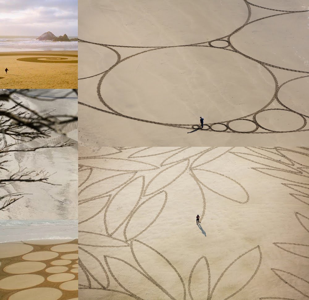 drawings in sand