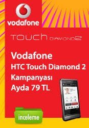 Vodafone HTC Diamond 2 kampanyası