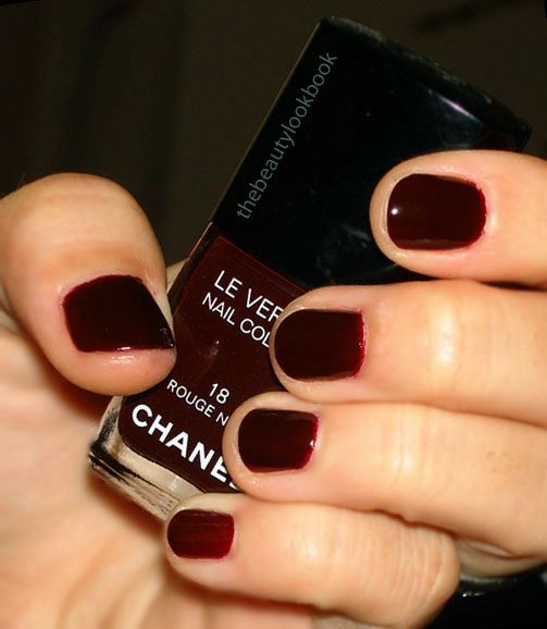 Nails of the Day: Chanel Rouge Noir 18 | The Beauty Look Book