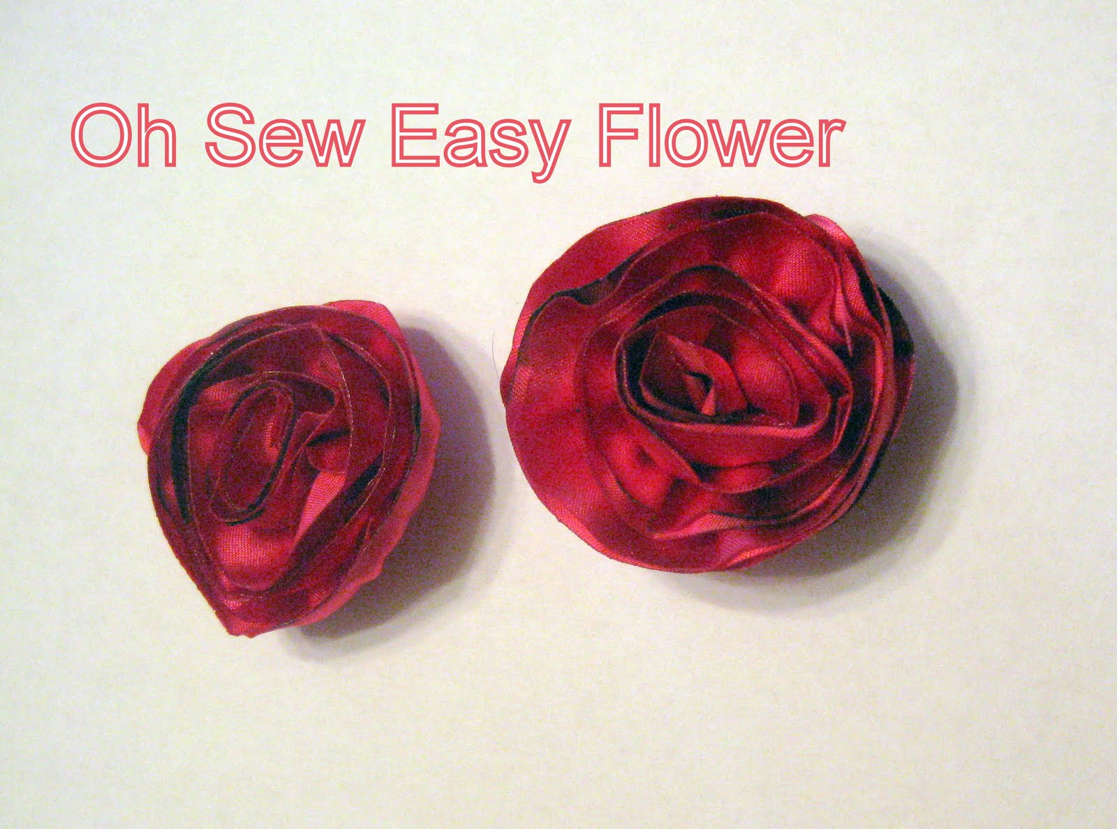 Buzz About Baby Oh Sew Easy Flower Tutorial