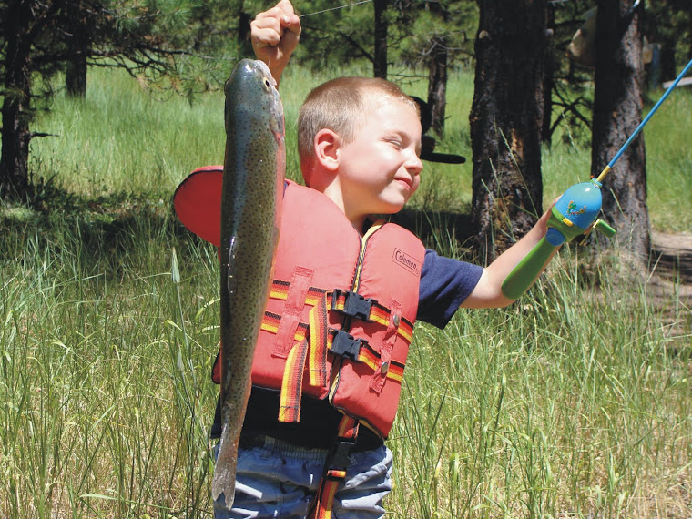 D's first fish