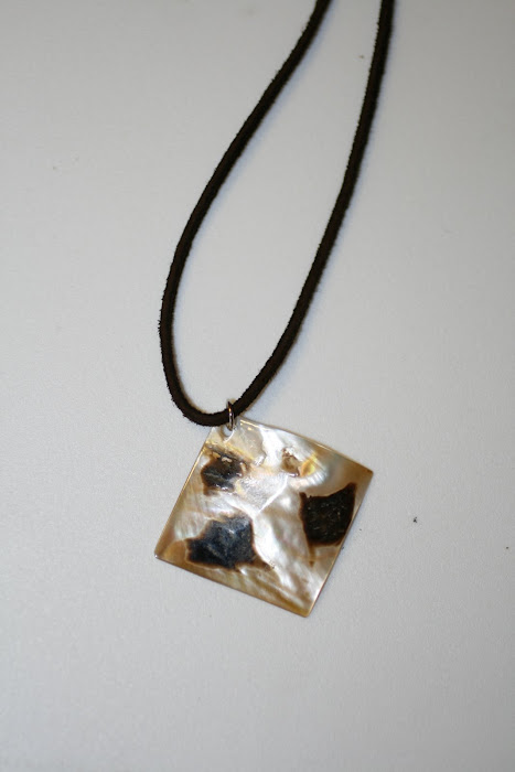 Leather Pendant Necklace- $6