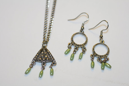 Silver and Green Set- $8