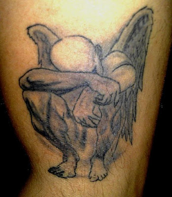 guardian angel tattoo. back tattoos angel wings