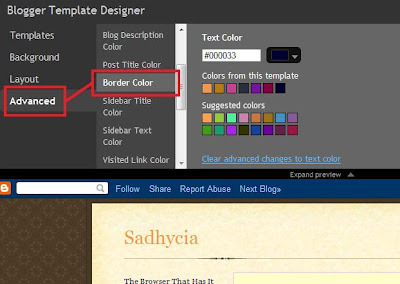 How to Change and Remove Borders in Blogger