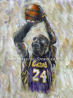 kobe Bryant art, sport art, sports art, basketball art, art basketball, basketball images