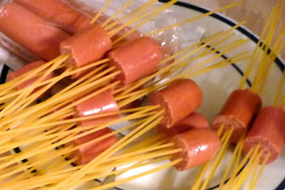 Hot Dog Spaghetti Squids Hot Dog Spaghetti Squids