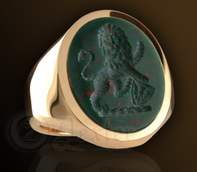 Bloodstone Signet Ring