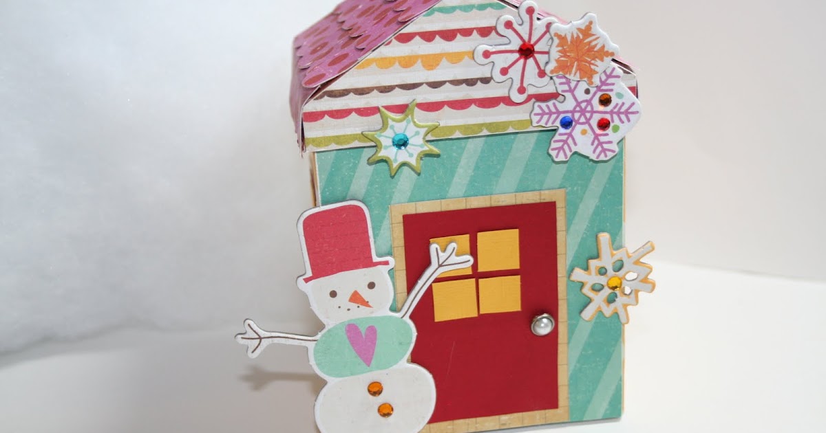 Bursts of Creativity Day 17 Snow Village Tutorial