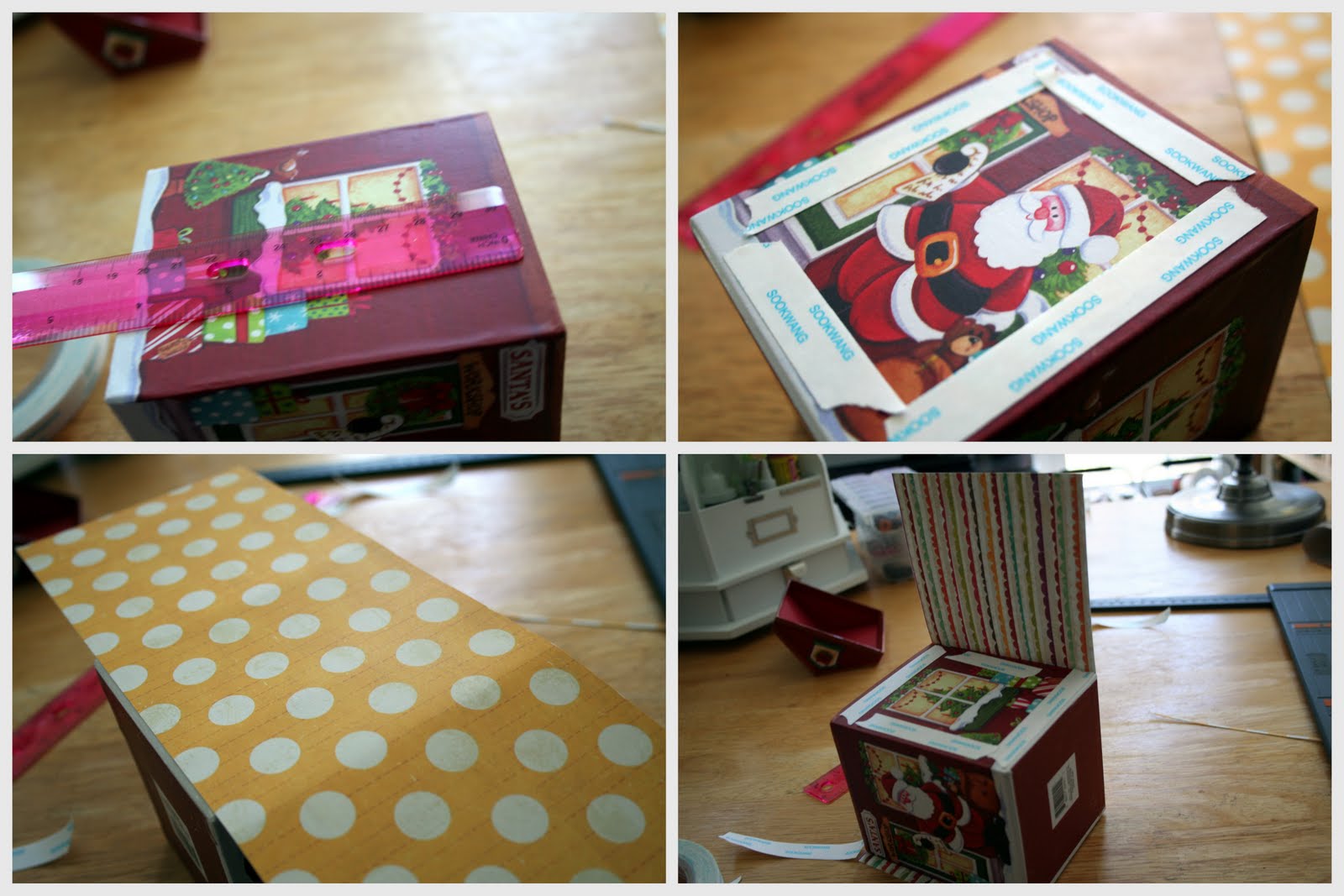 Bursts of Creativity Day 17 Snow Village Tutorial