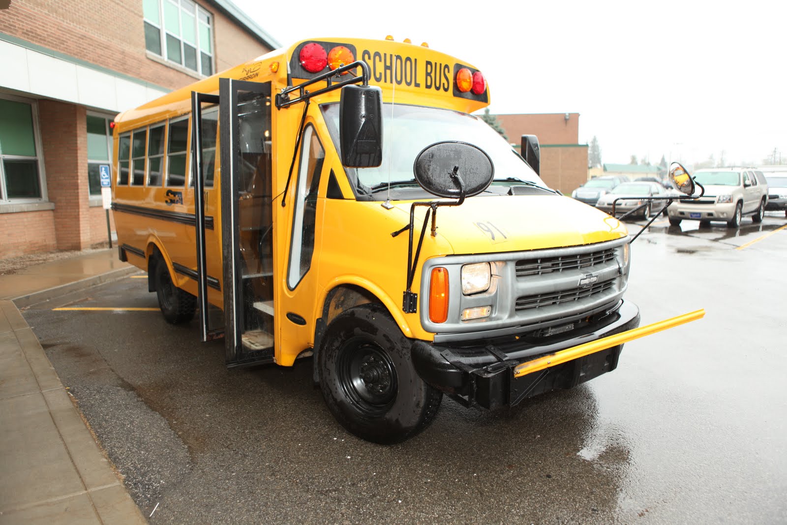 My School We Rented A Short School Bus