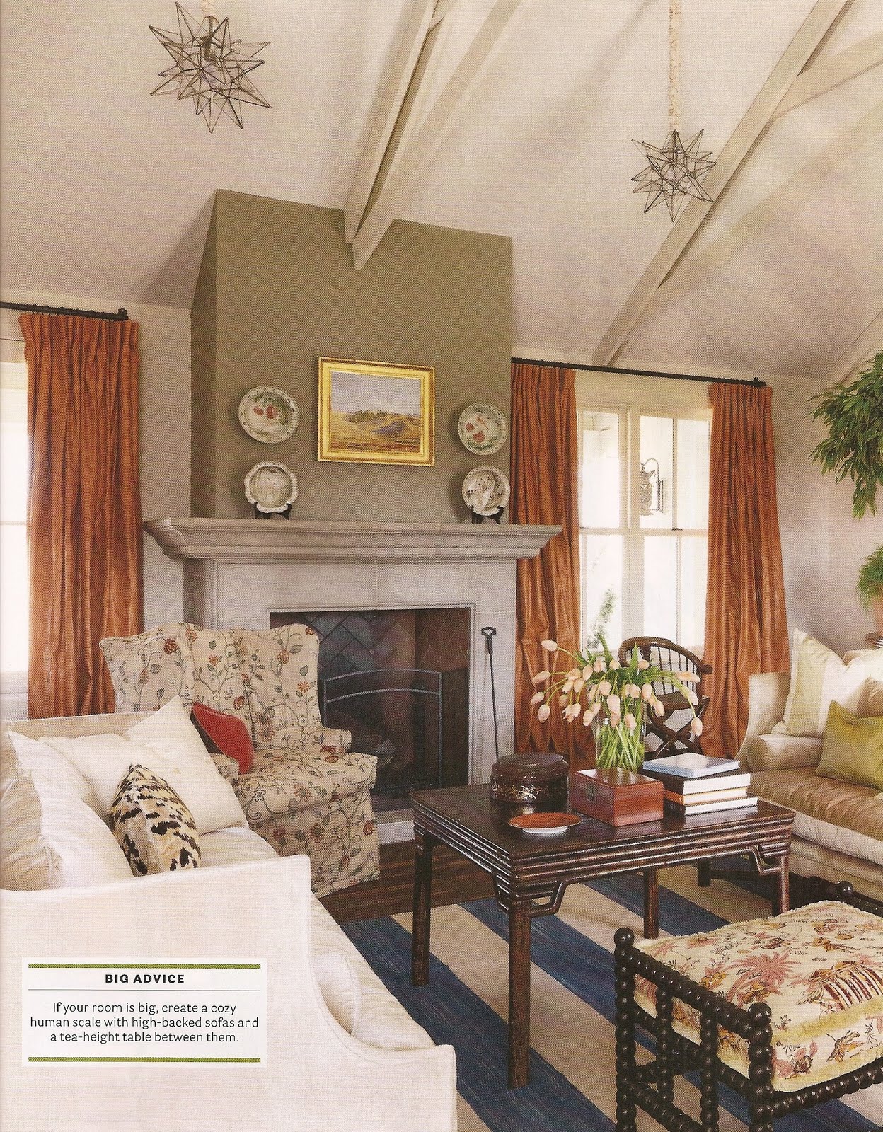 spool, coffee table Wood interior design, Living room