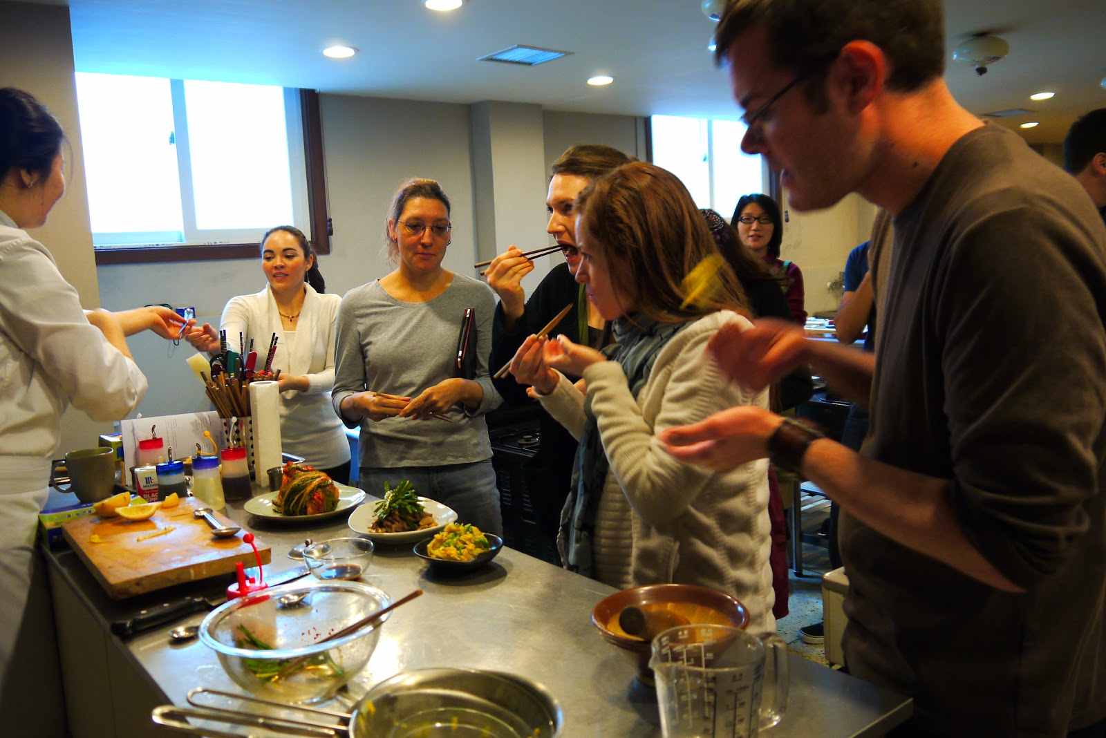 Saturday Korean Cooking Classes Sundubu and Seafood Pancake Seoul Eats