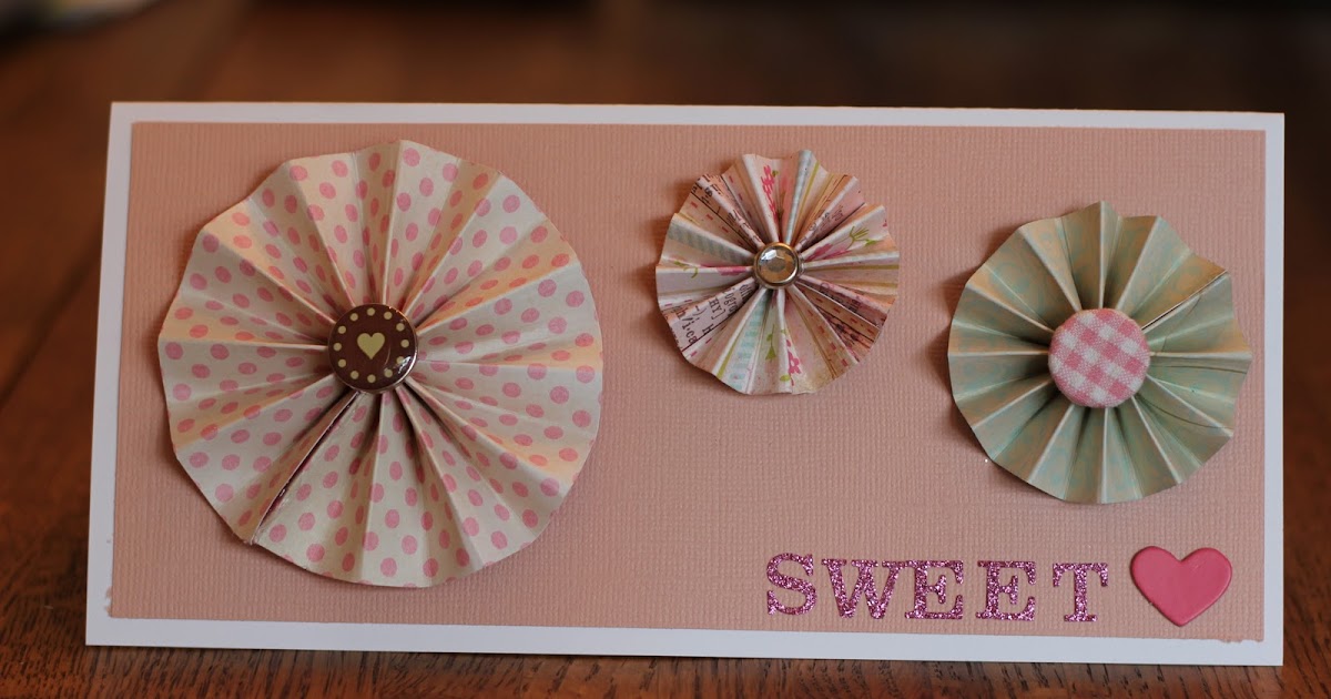 Three Yellow Lemons Pleated Circles Paper Craft Technique