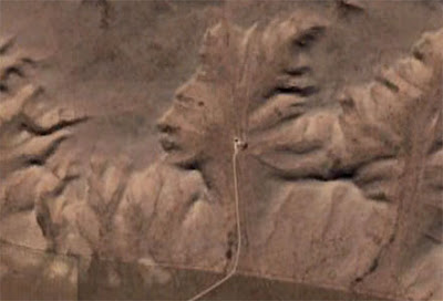 face in the clay face in the clay