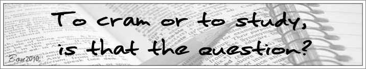 Why does cramming not work