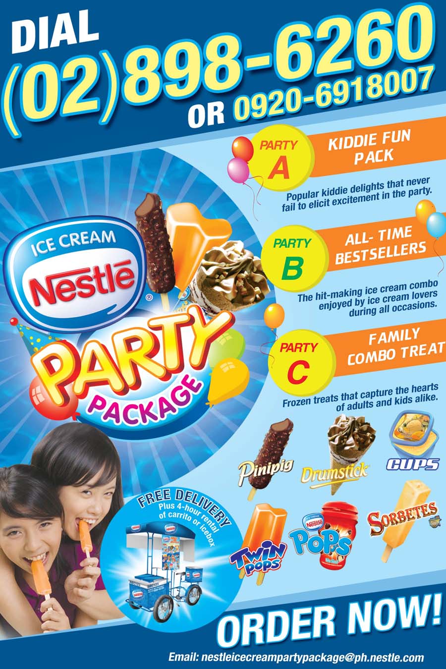 Mabuhay! Nestle Ice Cream Party Package