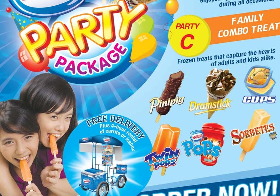 Mabuhay! Nestle Ice Cream Party Package