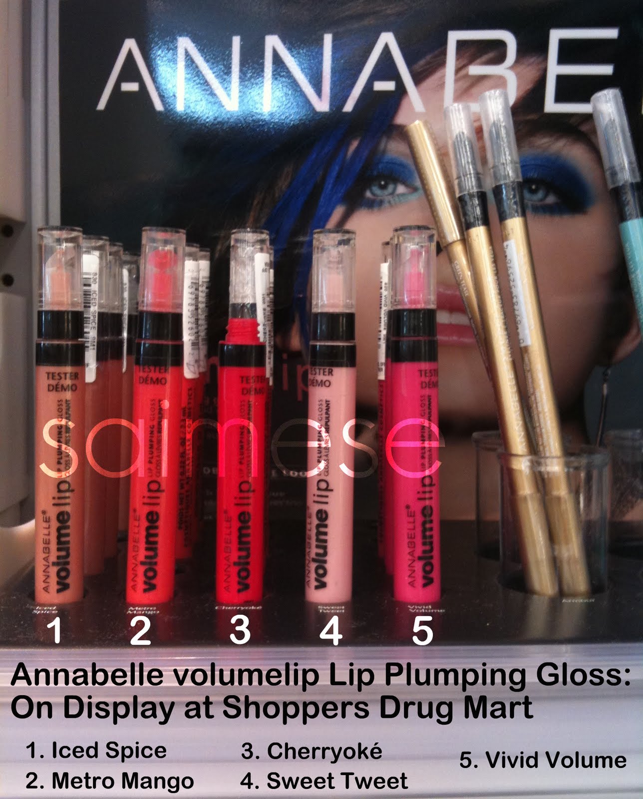 Saimese Annabelle volumelip Lip Plumping Gloss Review & Swatches