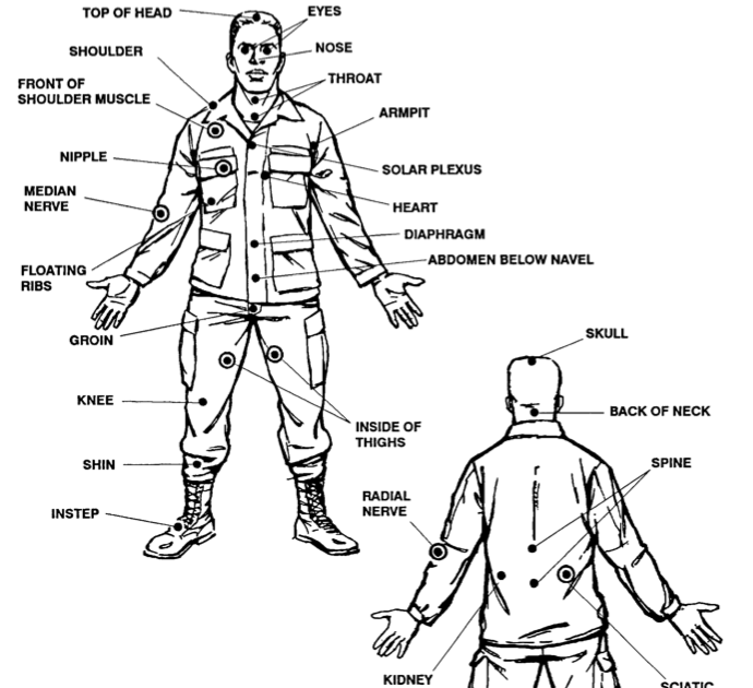 FREE TACTICAL TIPS: Vital Target Areas