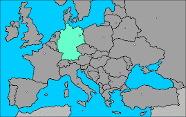 Situación geográfica de Alemania