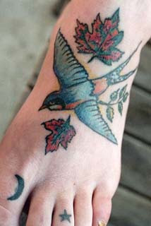 images of ankle and foot tattoo