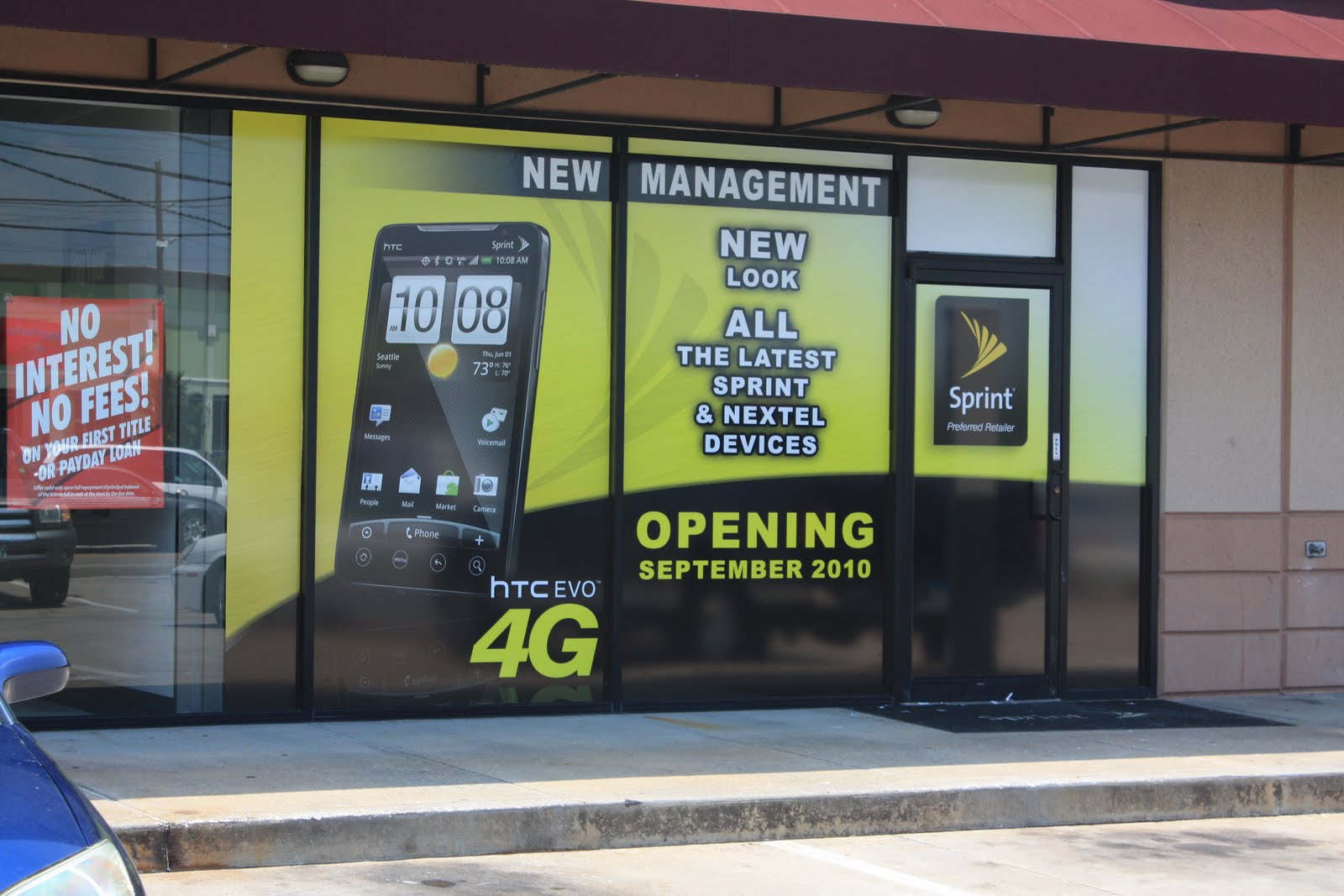 Houston Wraps, We Know Wraps™ Storefront Window Wrap Sprint Store