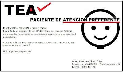 carnet TEA atención preferente