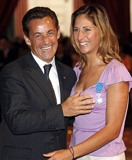 Nicolas Sarkozy e Maud Fontenoy