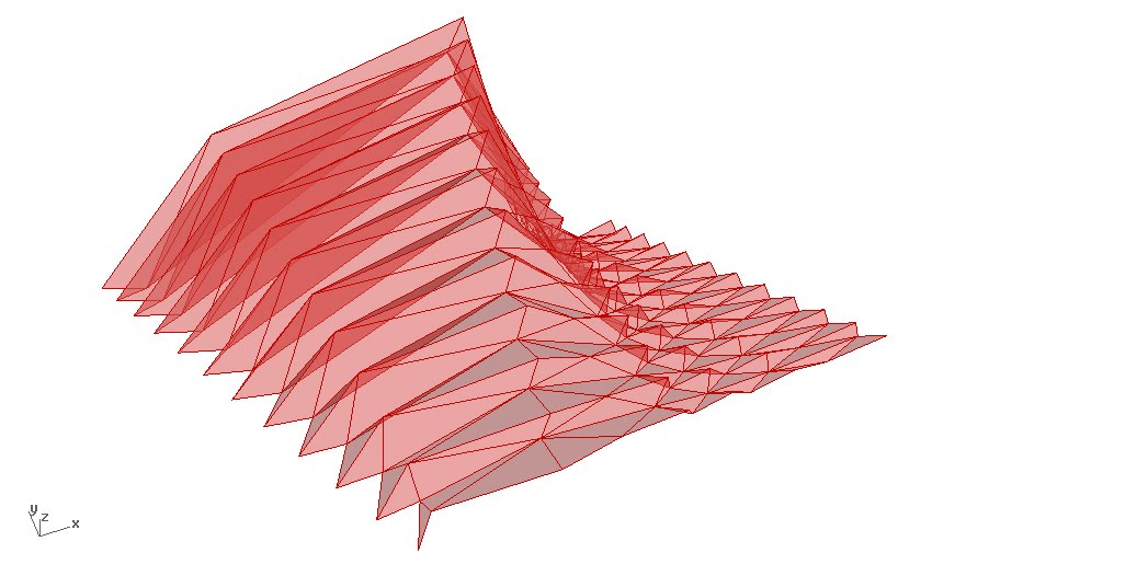 para.Normal Folded Plate Structure