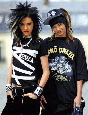 Bill Kaulitz cool long hairstyle