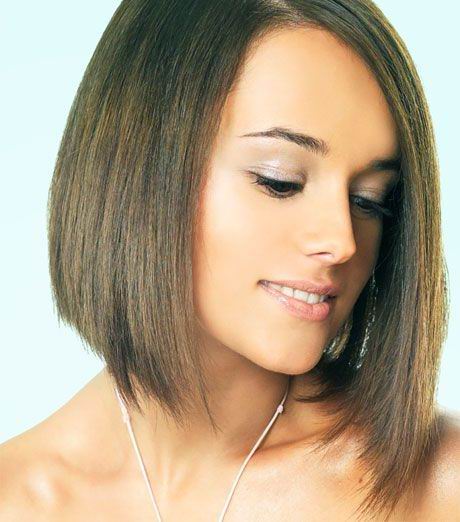 An A-line bob hairstyle line bob hairstyle pictures. An A-line bob hairstyle