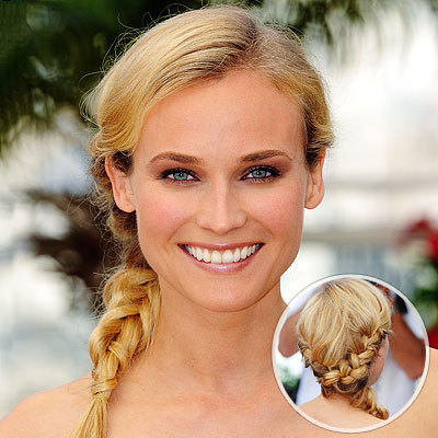 Diane Kruger Summer Braid Hairstyle This hair style is similar to Richie's 