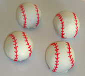 Custom Baseball Cake Bites