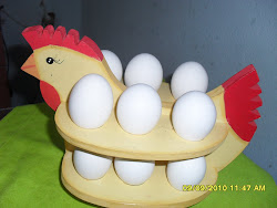 Galinha para decoração - Porta Ovos