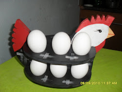 Galinha para decoração - Porta Ovos