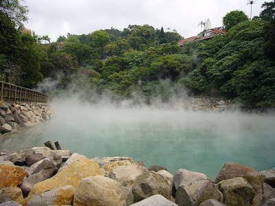 Lac d'eau chaude