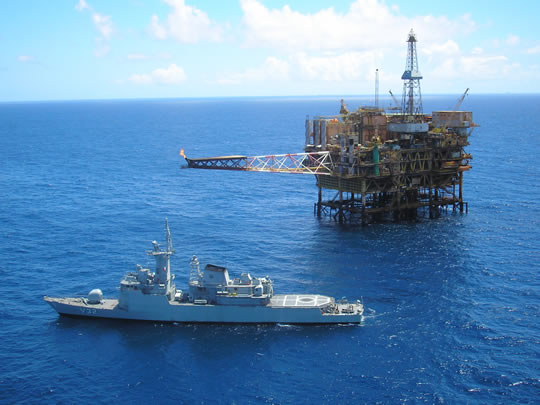Marinha não terá mais recursos vinculados aos royalties do petróleo