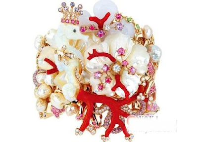 Fine Jewelry on Dior Fine Jewelry Paradise Fantasia Series Waerpalai Bracelet