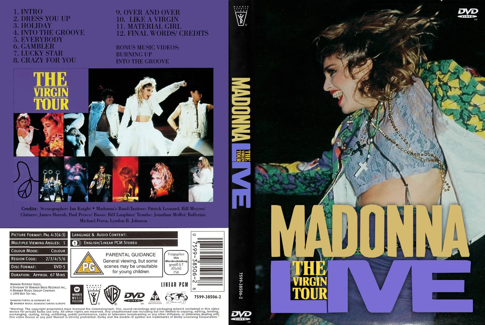 madonna the virgin tour dvd 1984 torrent