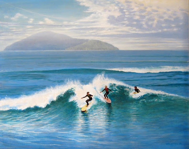 mark rowley nz len cutten artist surfing otaki mark rowley nz len cutten artist surfing otaki