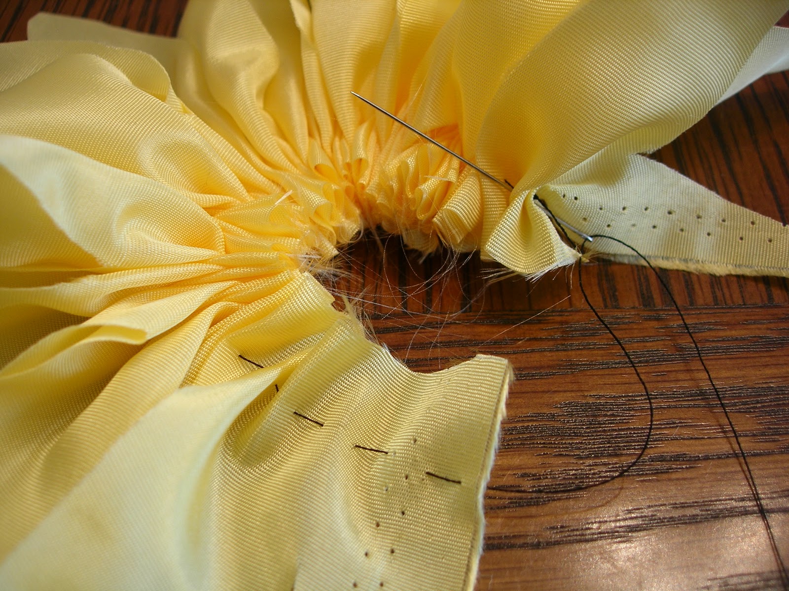 Fabric Flower Garland Dishes and Designs