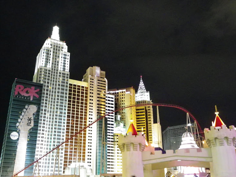 L'hôtel-casino New York New York et son rollercoaster- Las Vegas - Nevada