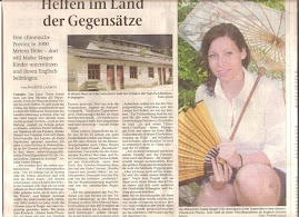 Auch die Zeitung berichtete über uns