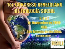 Calcomania del 1er Congreso Venezolano de Ecología Social