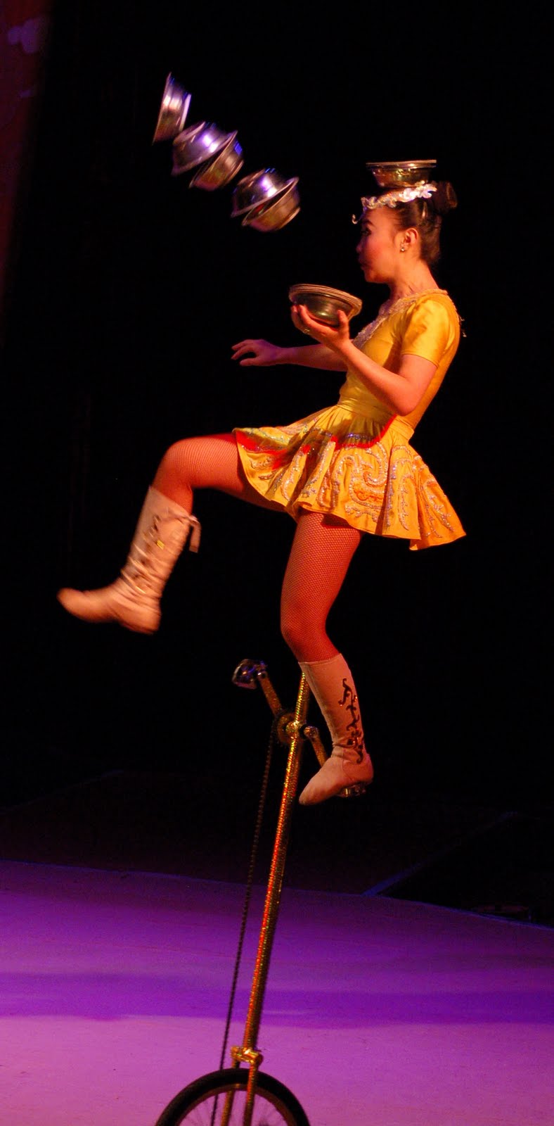 Through the Eyes of a Goldfishy Day 223 Chinese State Circus Unicycler