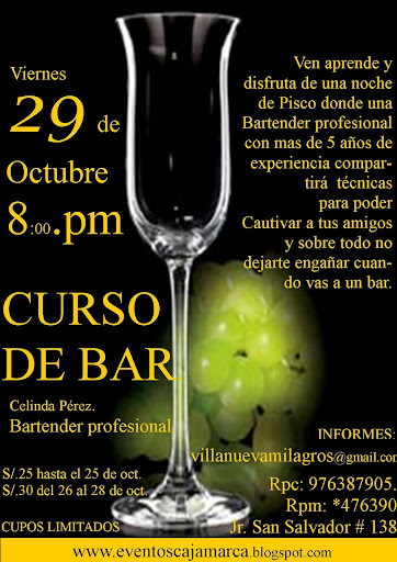 CURSOS DE BAR