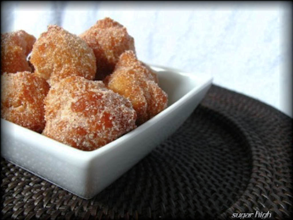 Sugar High Applesauce Drop Doughnuts